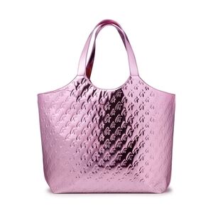 BRAND NEW- Glamaholic Metallic Monogram Maxi Tote